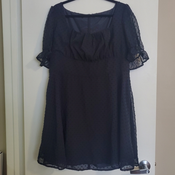 NWOT A-Line Square Neck Dress - Picture 4 of 7